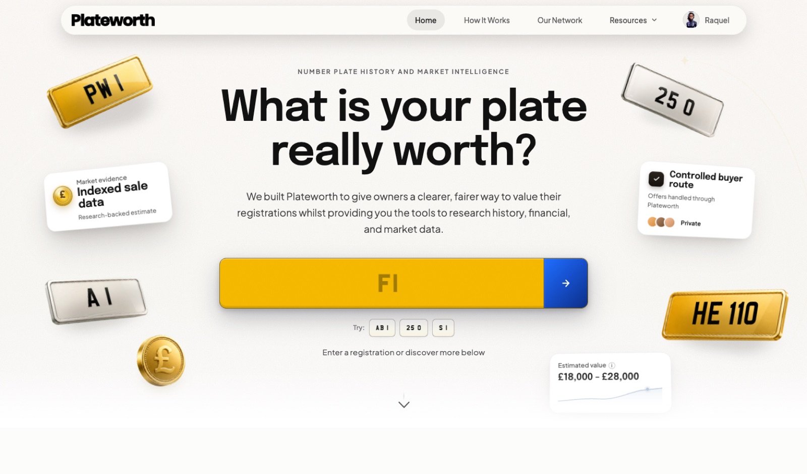 Plateworth project preview